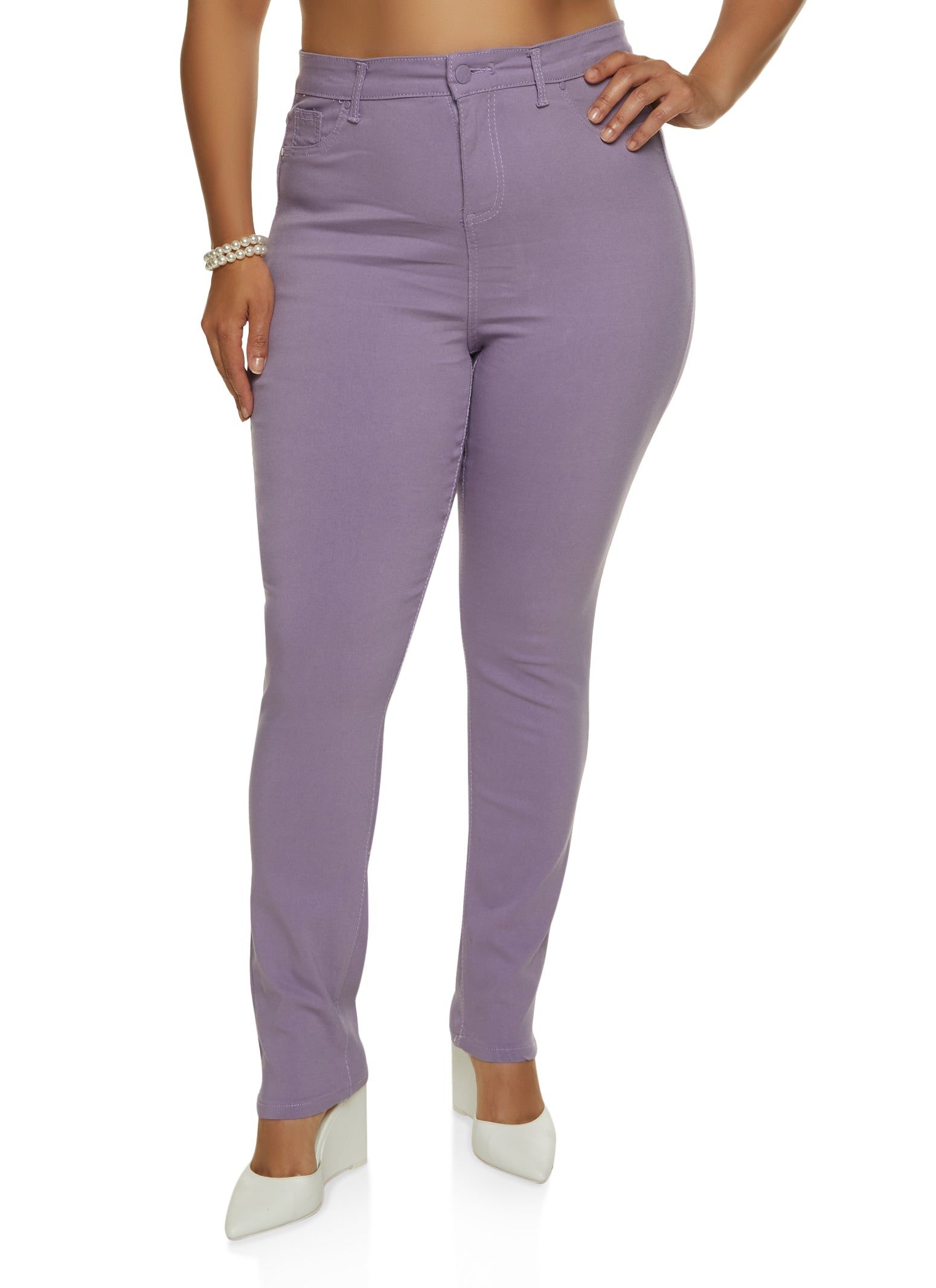 Plus Size Basic Hyperstretch Skinny Pants sold by Rainbow