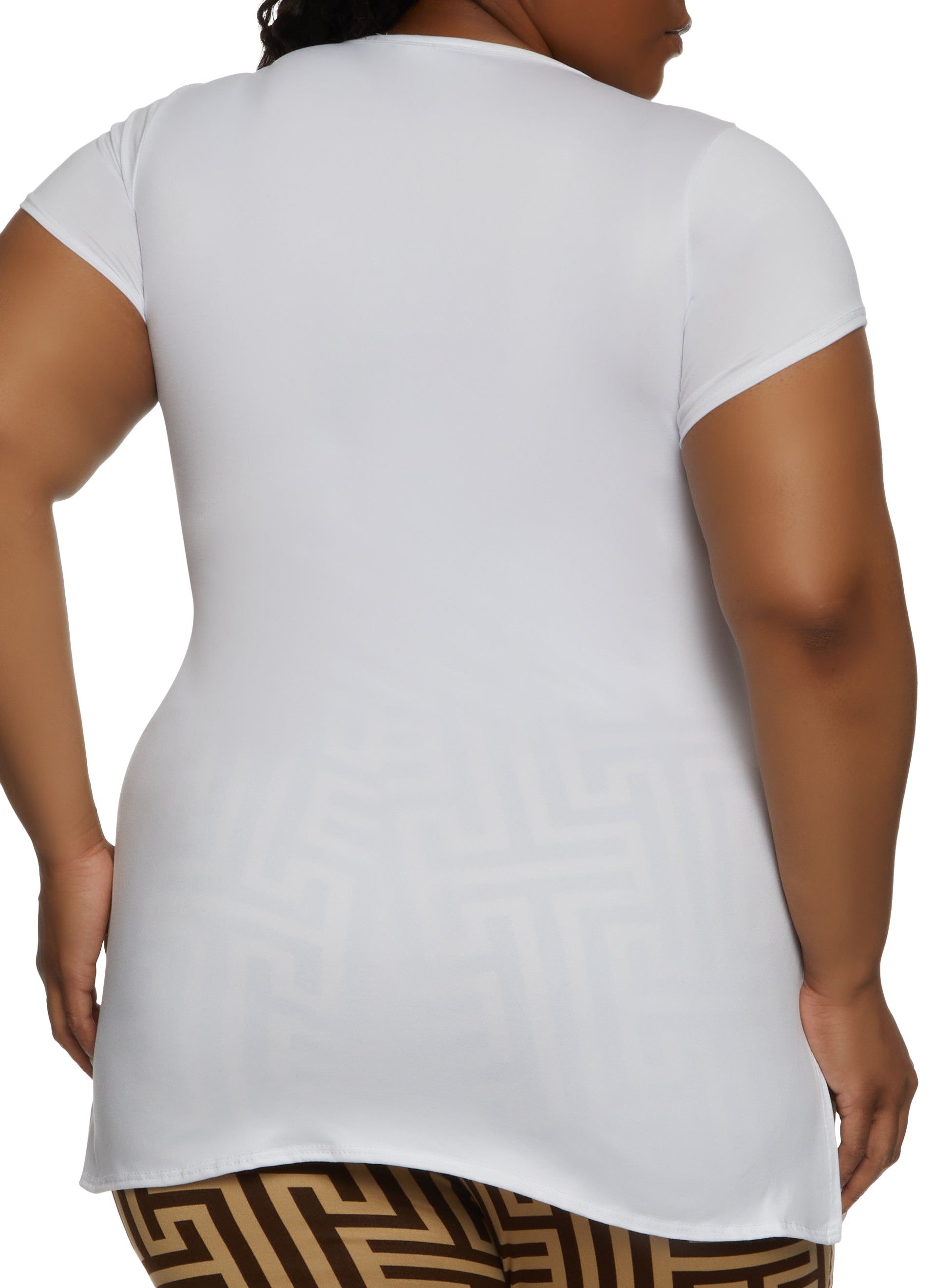 Plus Size Queen Graphic Tunic Tee sold by Rainbow product image thumbnail 3