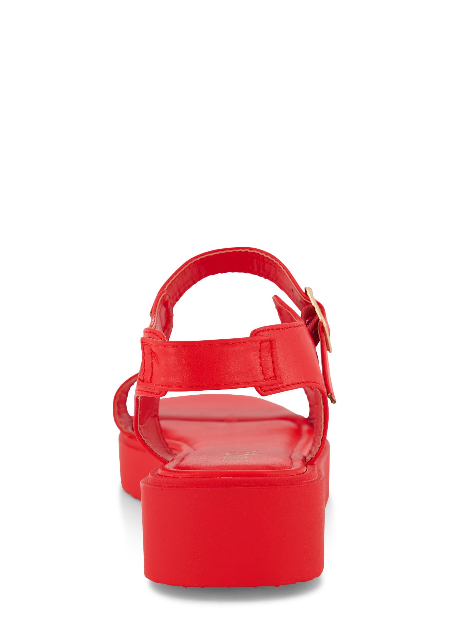 Solid Ankle Strap Flatform Sandals sold by Rainbow product image thumbnail 3