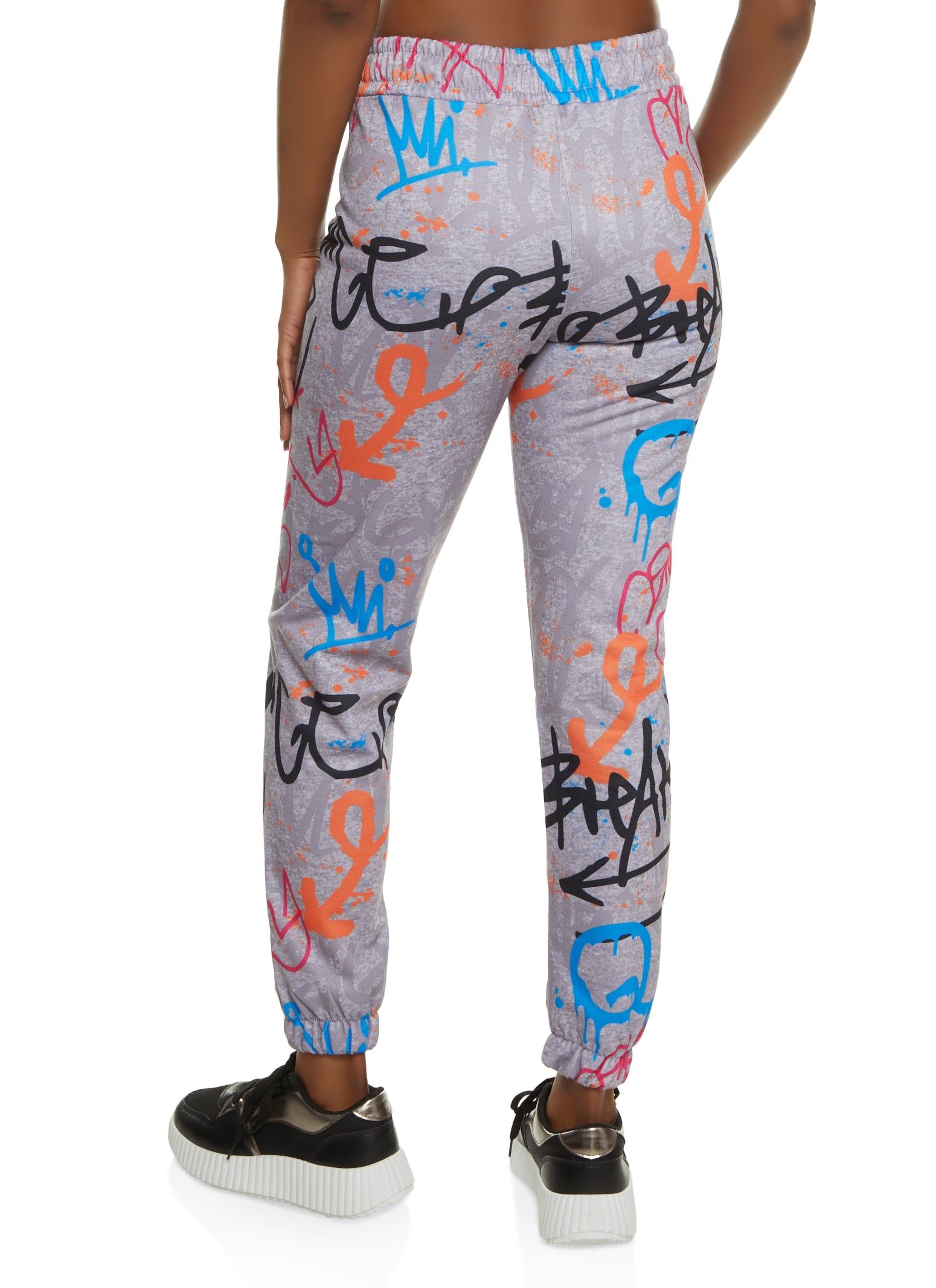 Graffiti Print Sweatpants sold by Rainbow product image thumbnail 2
