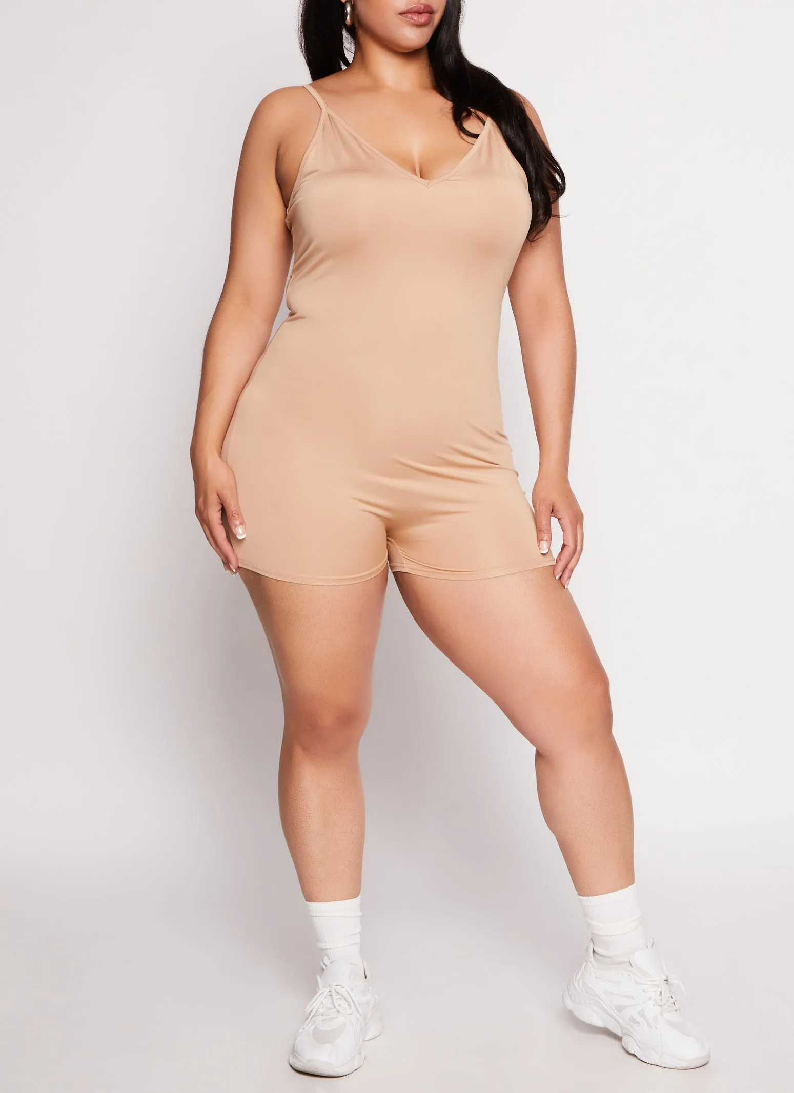 Plus Size Daisy V Neck Romper sold by Rainbow product image thumbnail 2