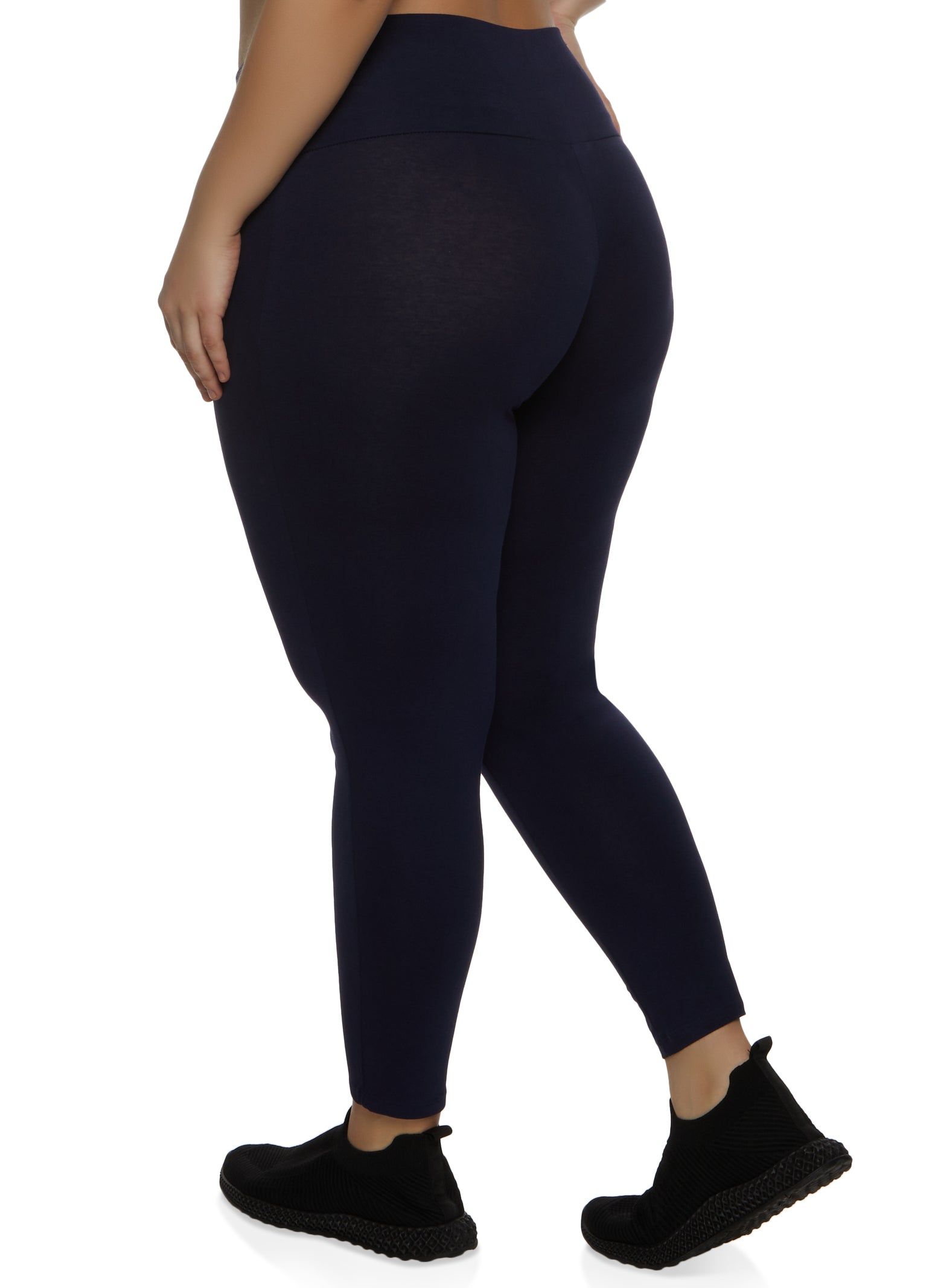 Plus Size Basic Waistband Leggings sold by Rainbow product image thumbnail 2