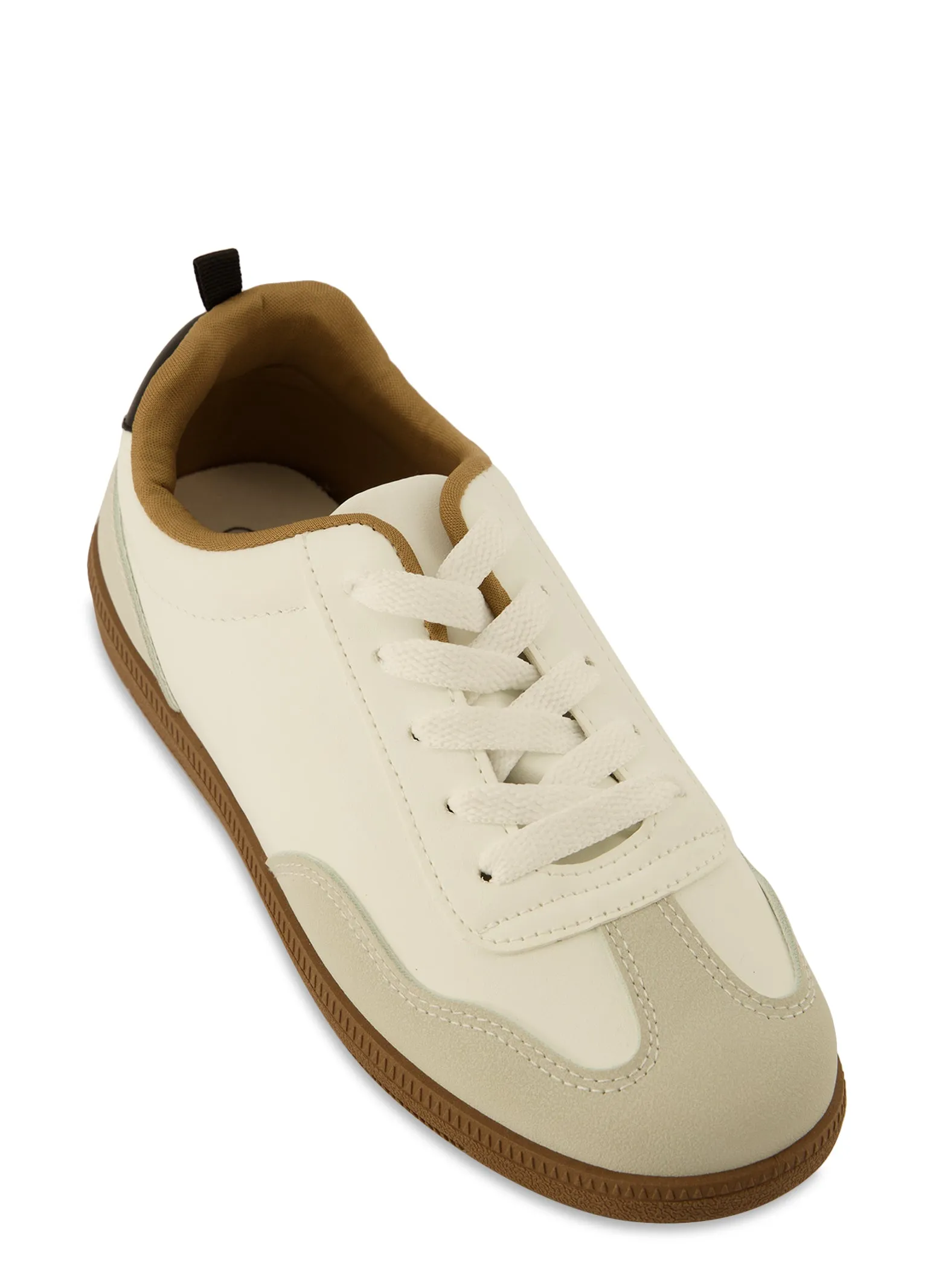 Lace Up Gum Sole Low Top Sneakers sold by Rainbow