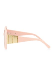 Oversized Metallic Temple Detail Sunglasses sold by Rainbow