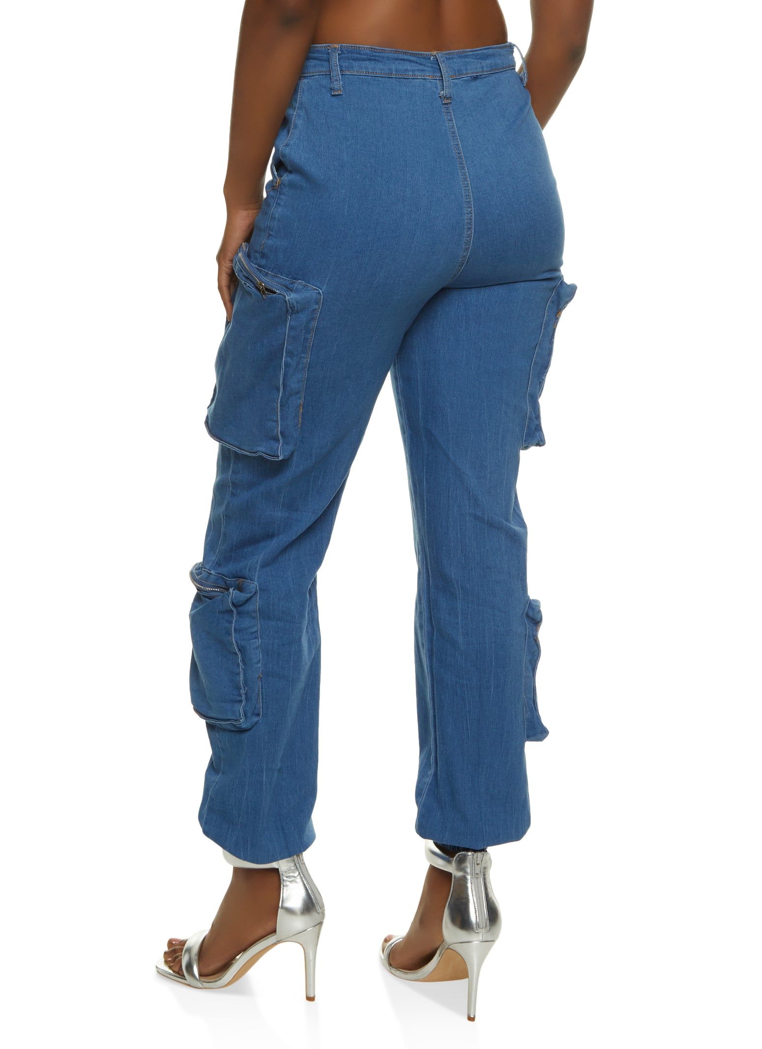 Denim Utility High Waist Joggers sold by Rainbow product image thumbnail 3