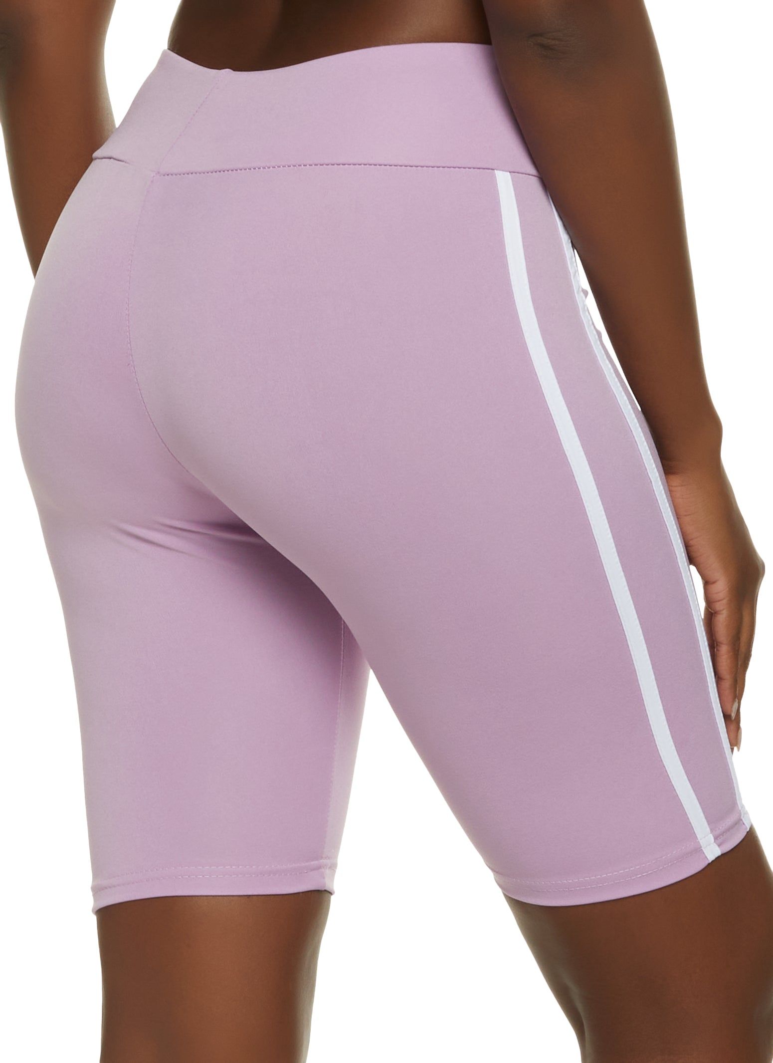 Varsity Stripe Biker Shorts sold by Rainbow product image thumbnail 2