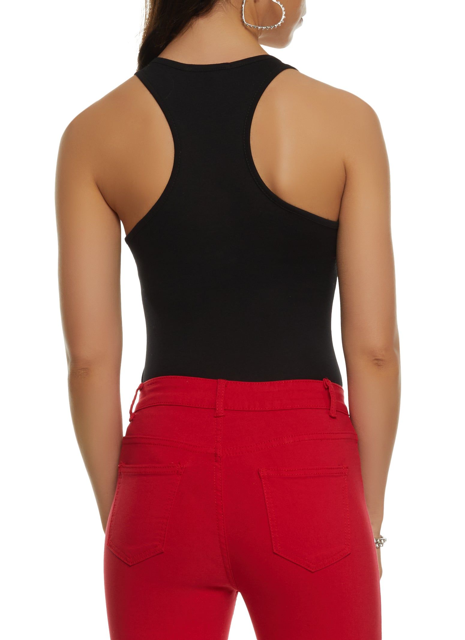 V Neck Tank Bodysuit sold by Rainbow product image thumbnail 3