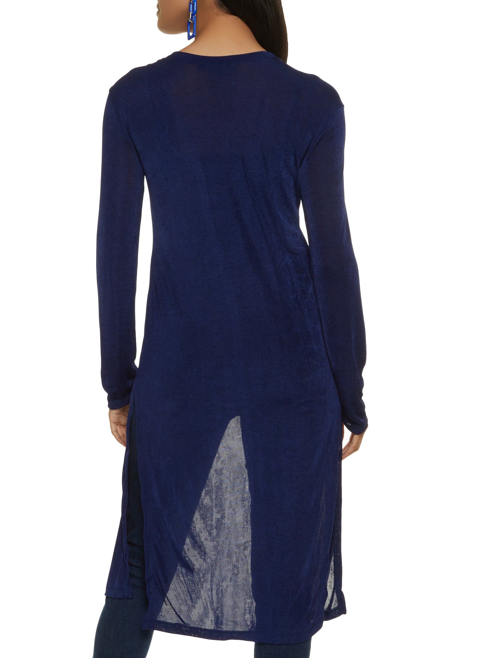 Shimmer Knit Long Sleeve Duster sold by Rainbow product image thumbnail 2