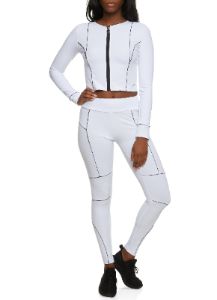 Contrast Piping Active Track Jacket sold by Rainbow
