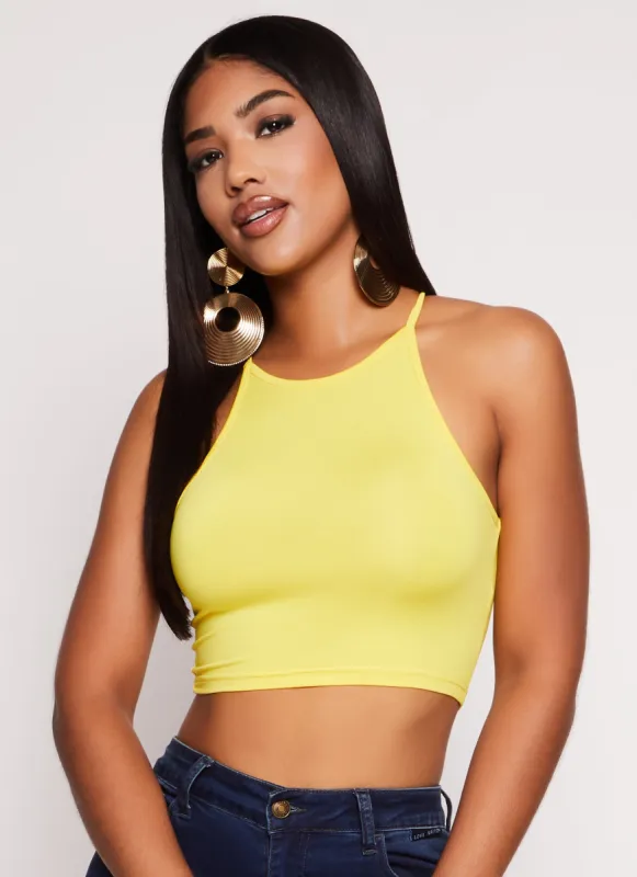 Daisy High Neck Cropped Cami sold by Rainbow