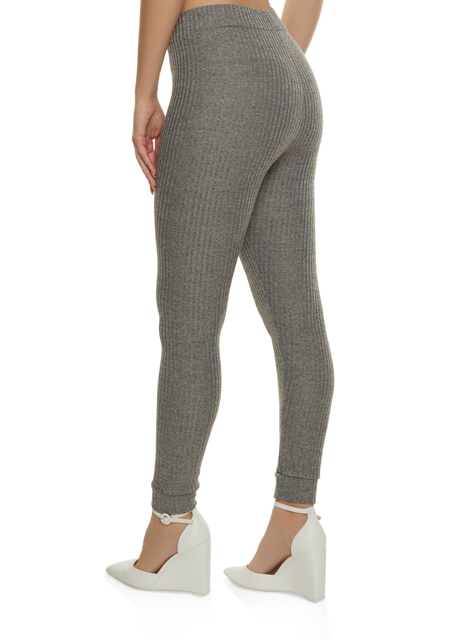 Ribbed Knit High Waist Joggers sold by Rainbow product image thumbnail 2