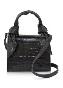 Faux Croc Convertible Top Handle Crossbody Bag sold by Rainbow