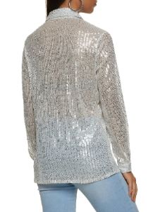 Sequin Button Front Shirt sold by Rainbow