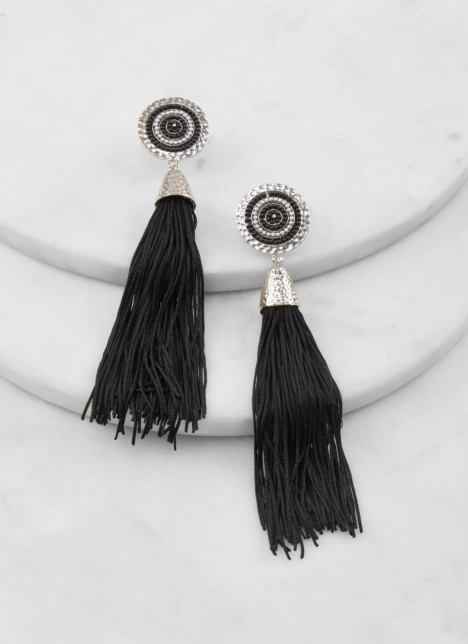 Beaded Tassel Earrings sold by Rainbow product image thumbnail 2