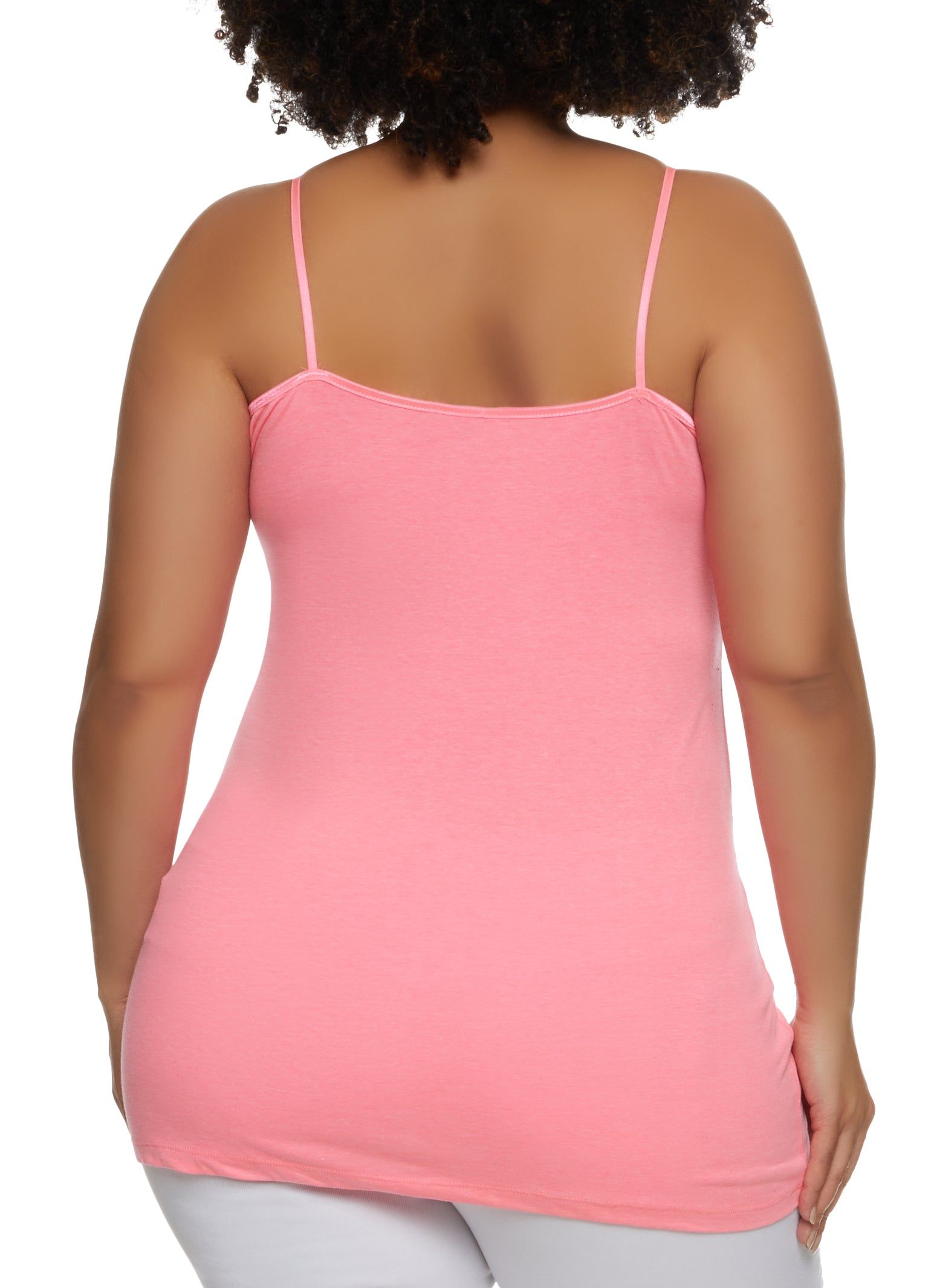 Plus Size Solid Scoop Neck Cami sold by Rainbow product image thumbnail 2