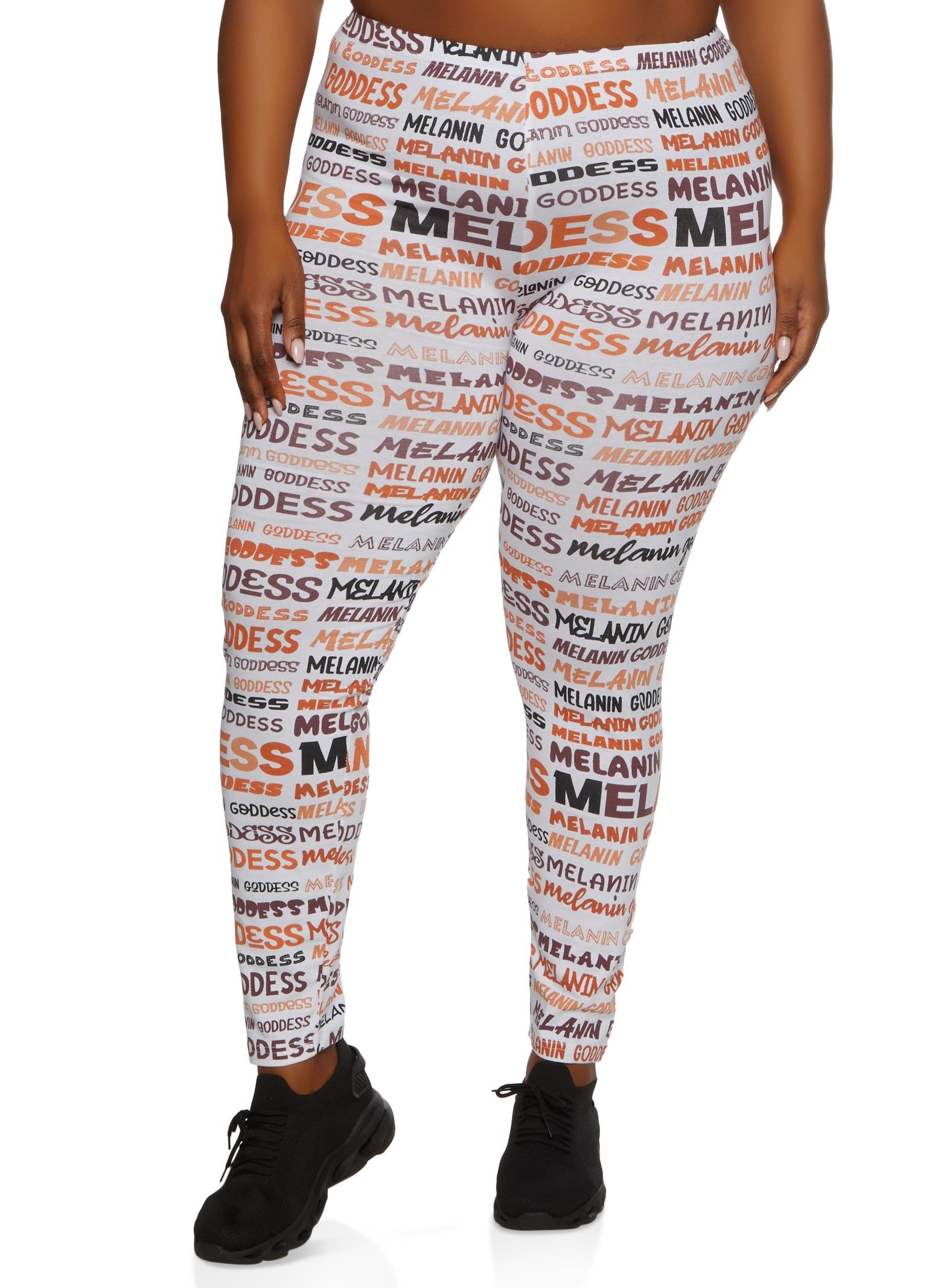 Plus Size Melanin Goddess Leggings sold by Rainbow