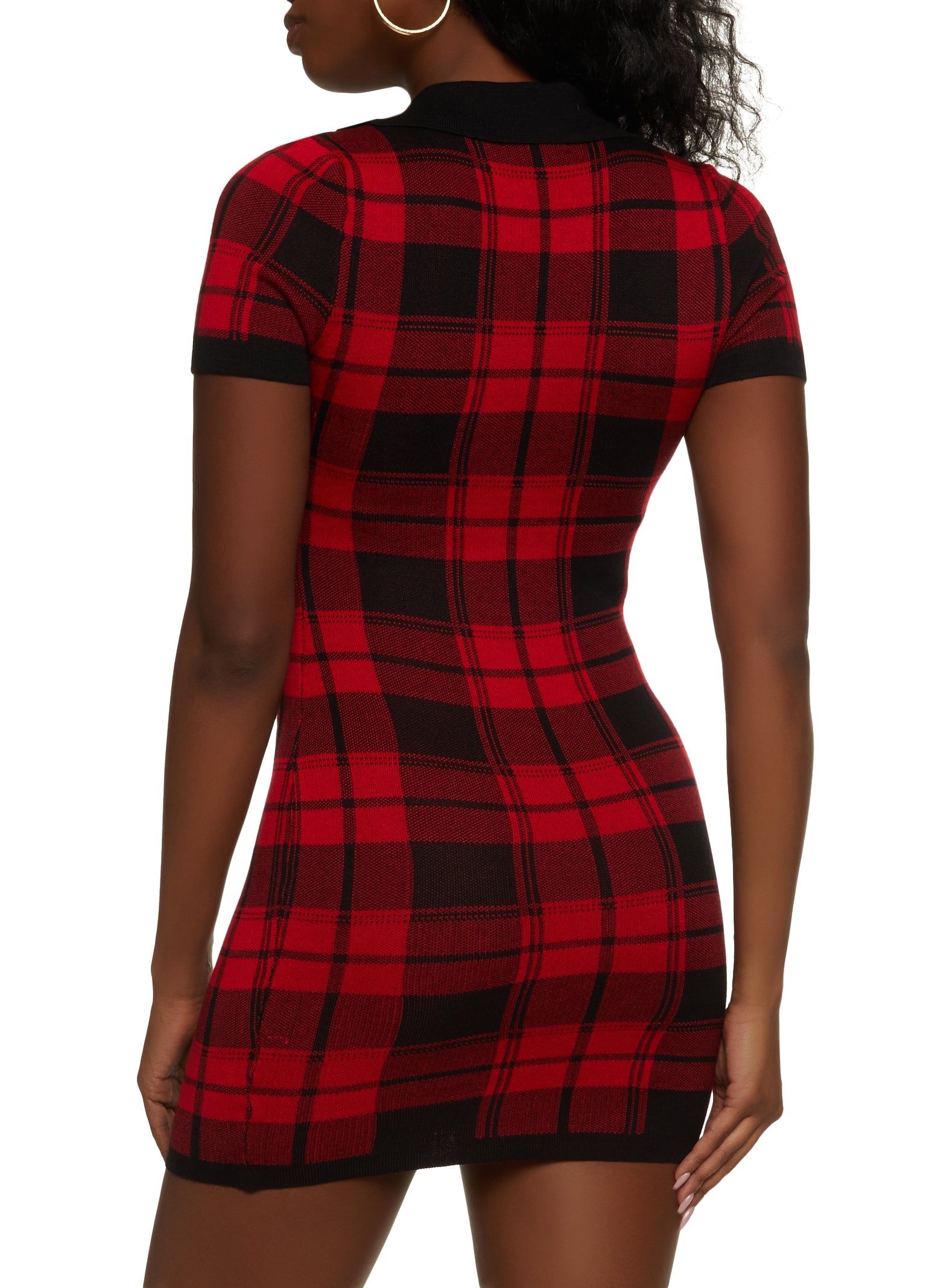 Printed Short Sleeve Shirt Dress sold by Rainbow product image thumbnail 3