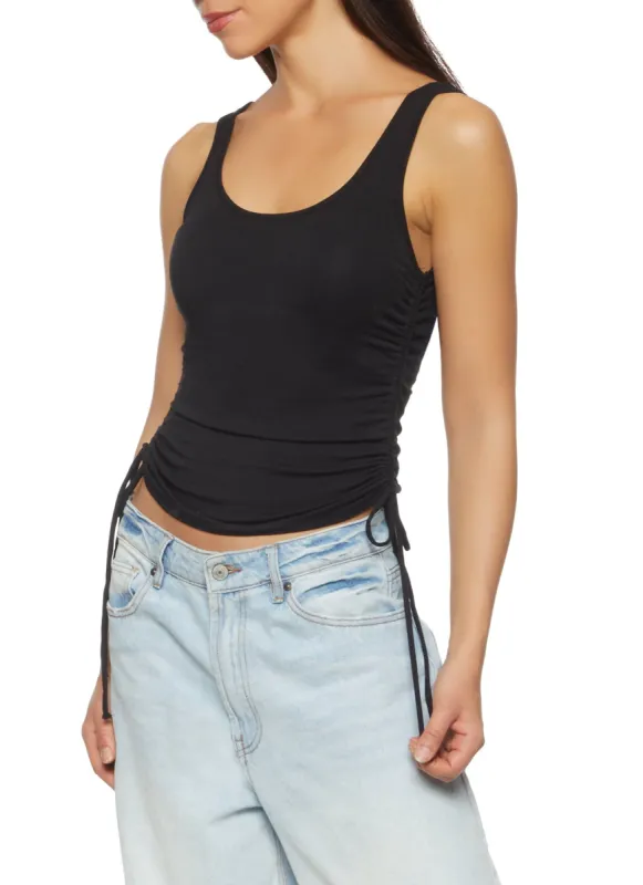 Drawstring Side Tank Top sold by Rainbow