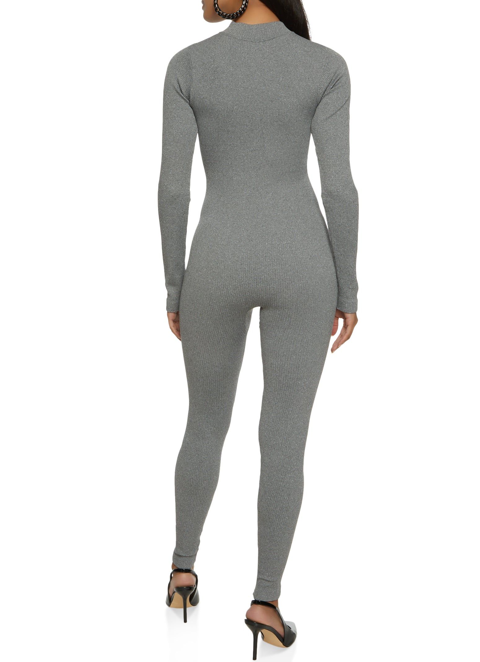 Half Zip Long Sleeve Catsuit sold by Rainbow product image thumbnail 2