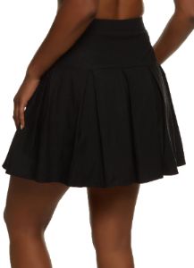 High Waisted Pleated Mini Skirt sold by Rainbow