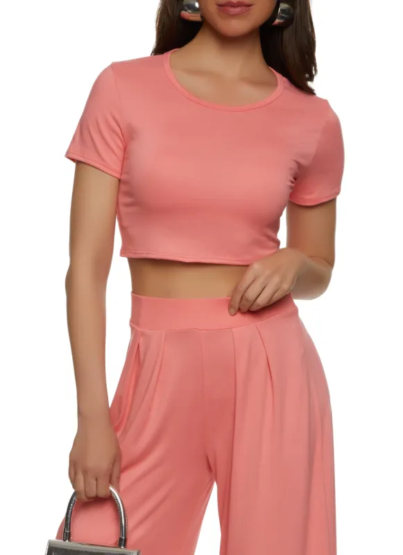 Soft Knit Crop Top sold by Rainbow
