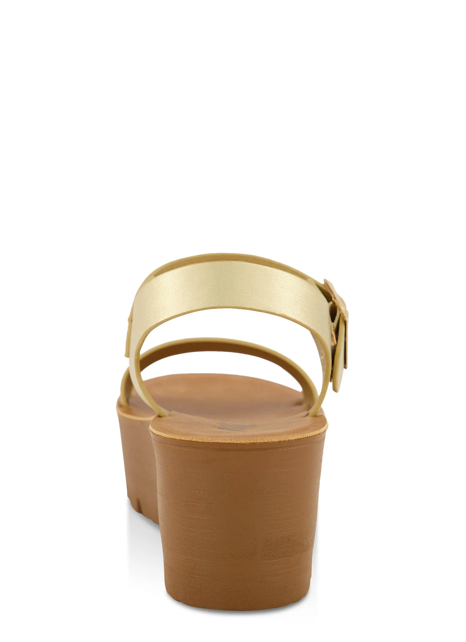 Ankle Strap Platform Wedge Sandals sold by Rainbow product image thumbnail 3