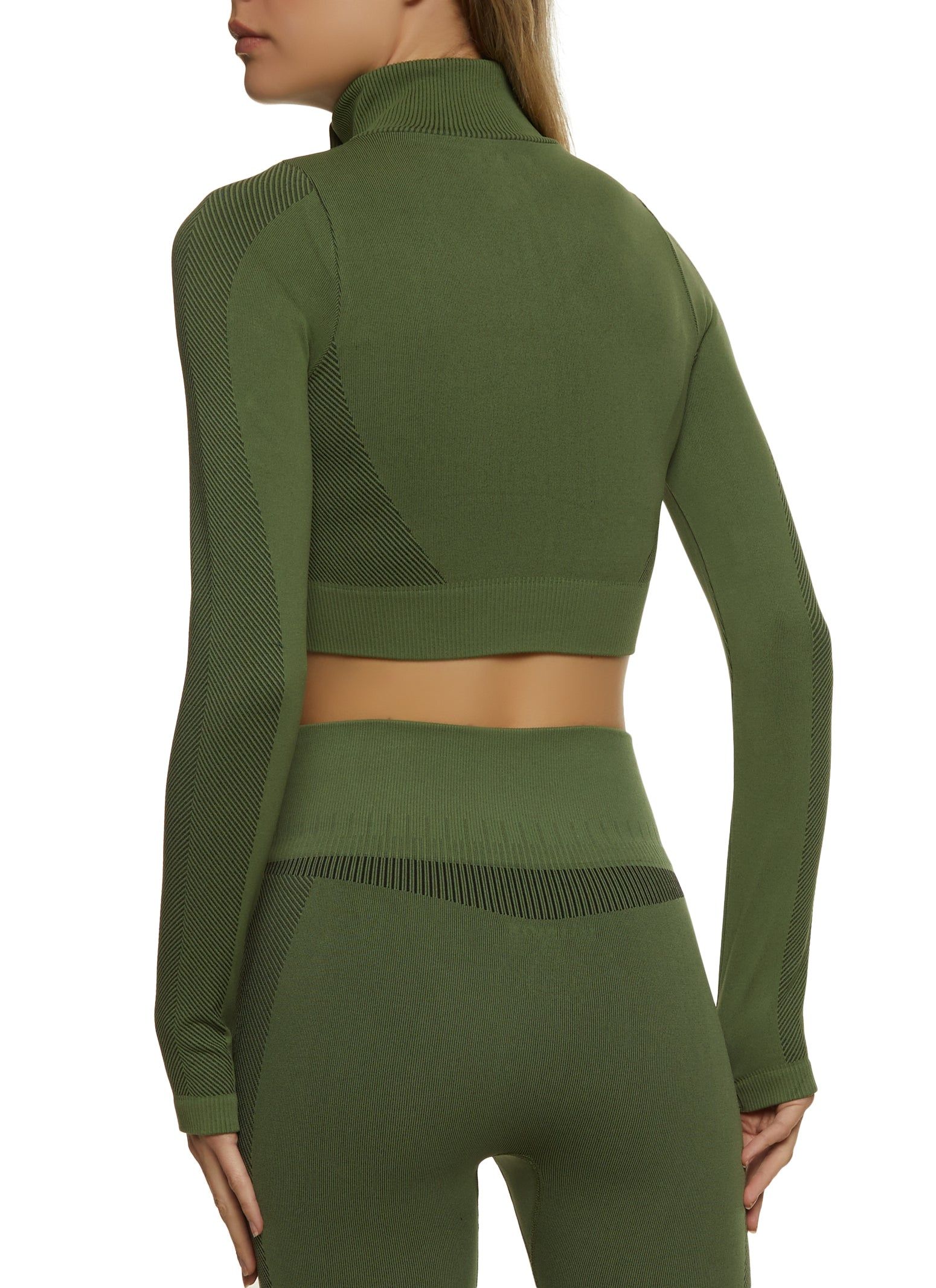 Zip Front Cropped Track Jacket sold by Rainbow product image thumbnail 3