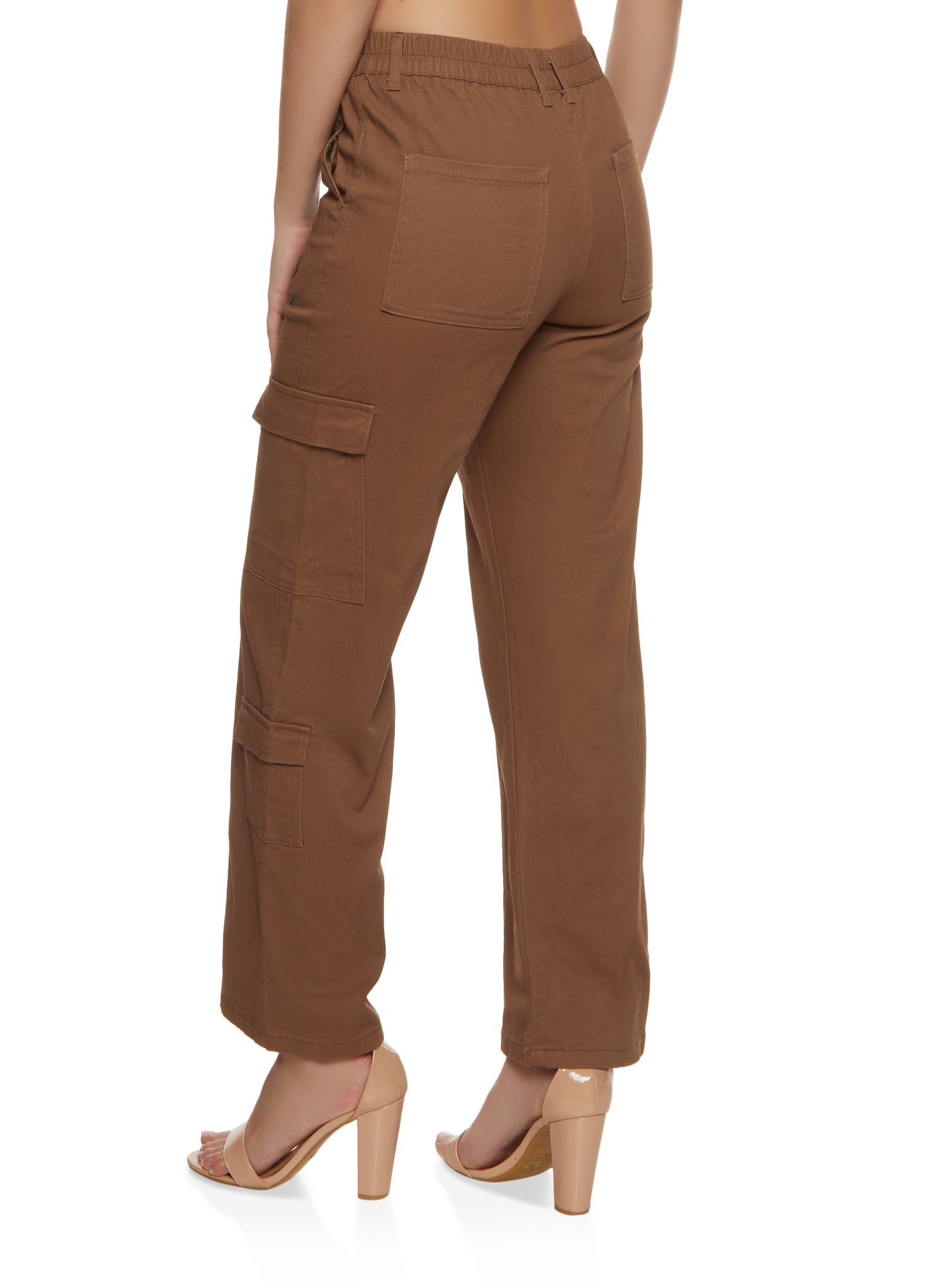Twill Cargo Pocket Straight Leg Pants sold by Rainbow product image thumbnail 2