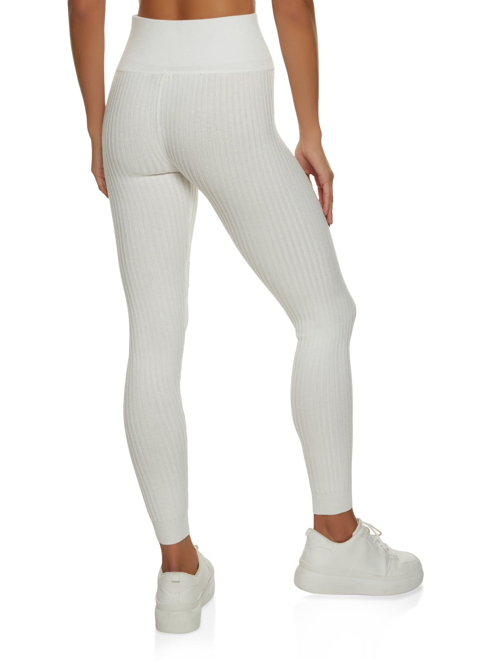Ribbed High Waisted Leggings sold by Rainbow product image thumbnail 2