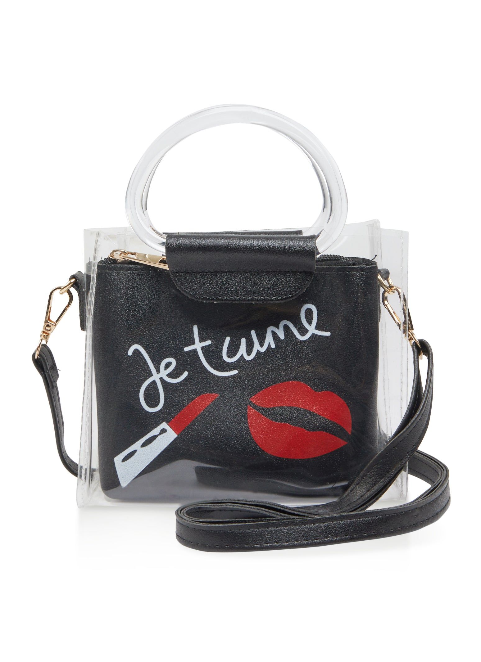 Clear Graphic Crossbody Bag sold by Rainbow product image thumbnail 2