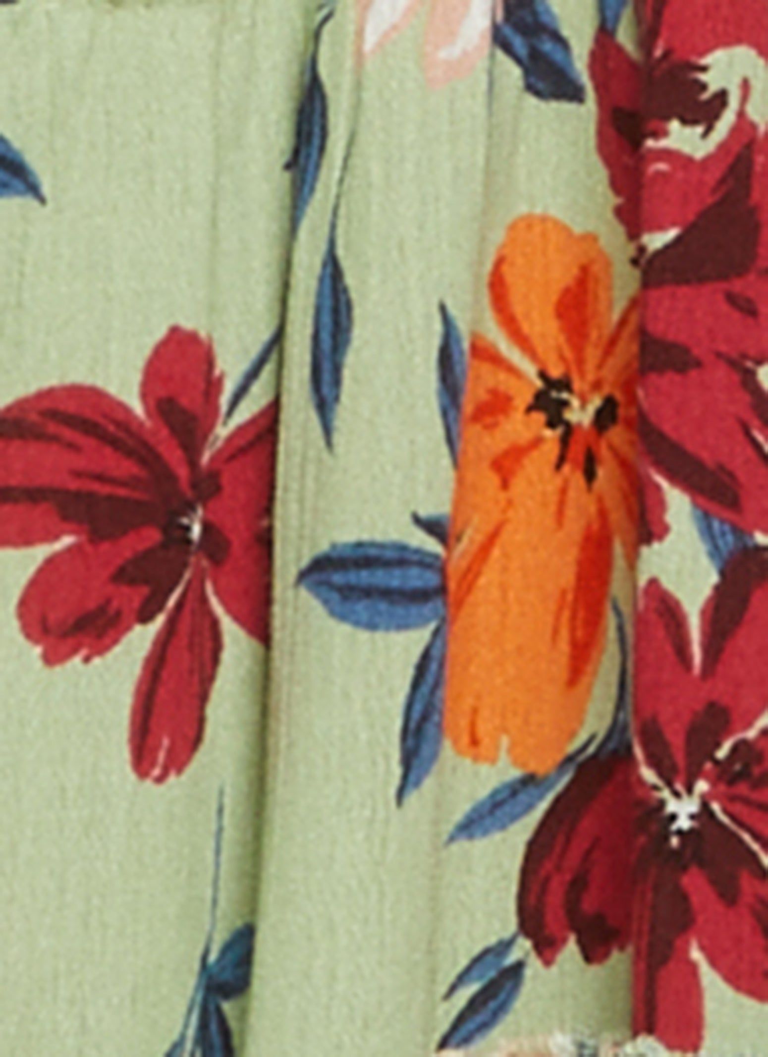 Floral Print Smocked Tiered Dress sold by Rainbow product image thumbnail 4