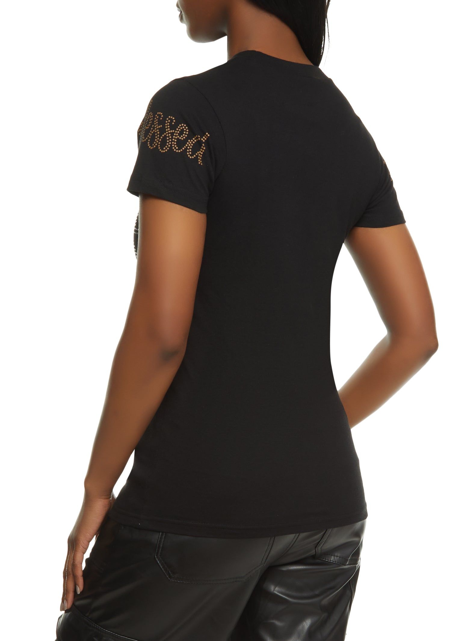 Im Living My Best Life Rhinestone Graphic Tee sold by Rainbow product image thumbnail 2