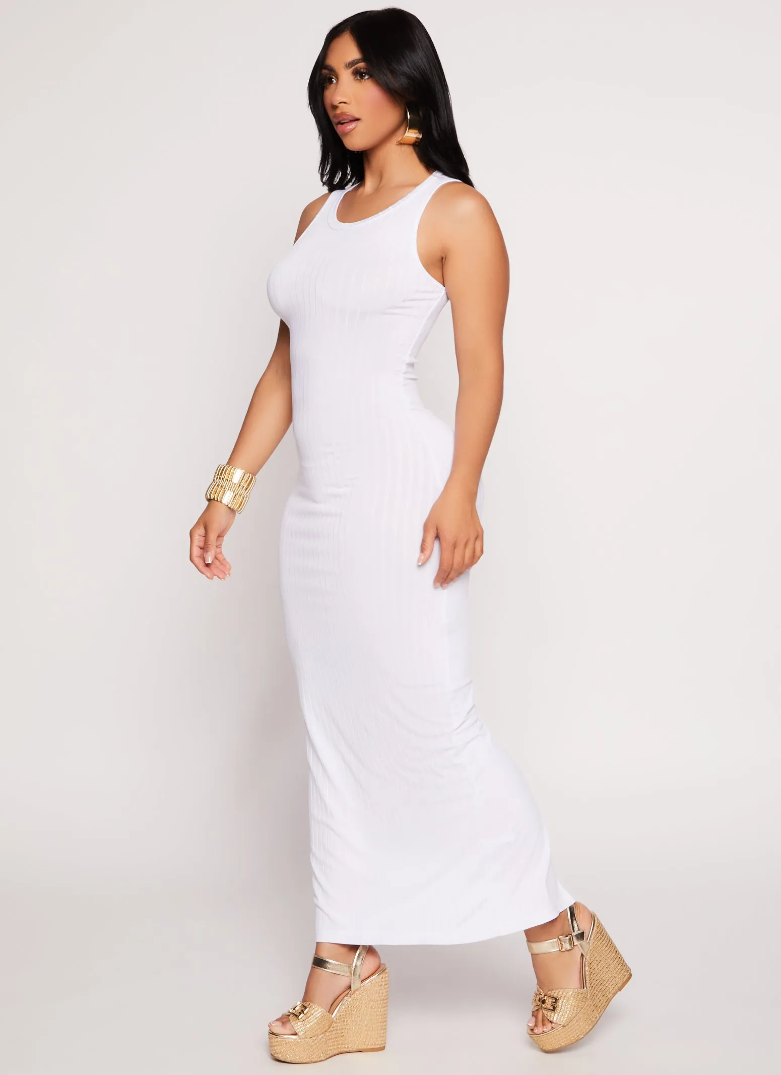 Daisy Ribbed Maxi Tank Dress sold by Rainbow product image thumbnail 2