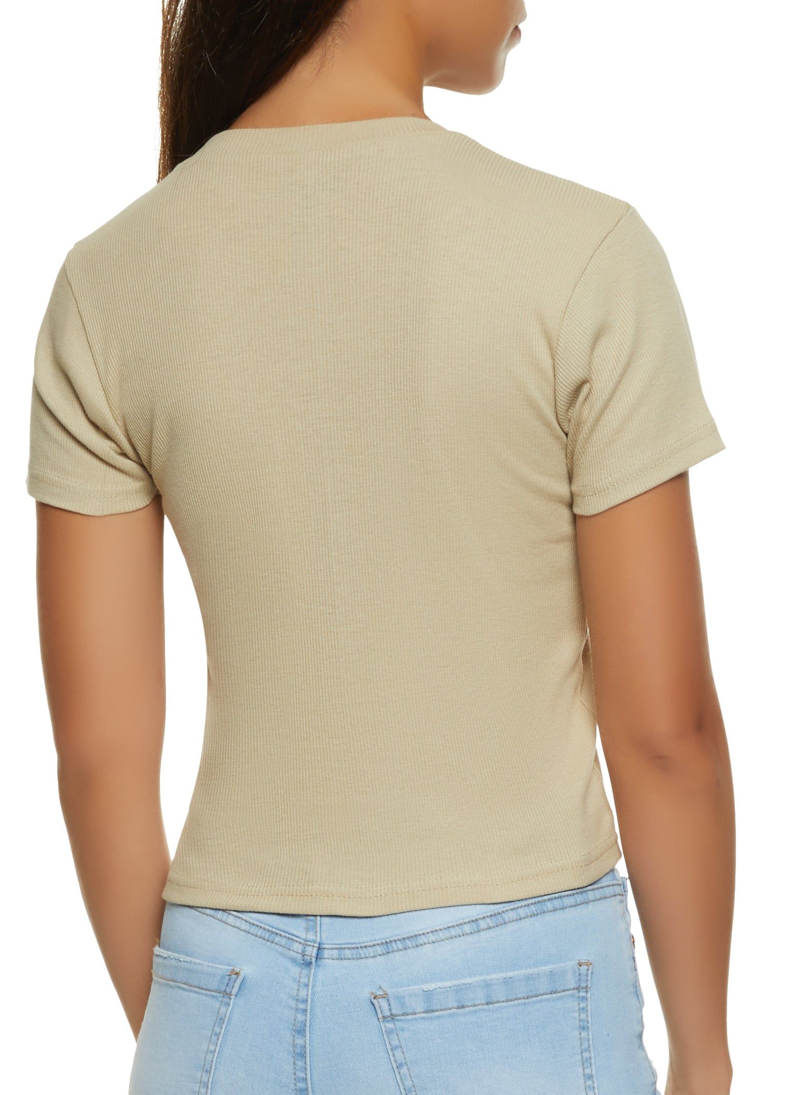 Enjoy The Little Things Embroidered Graphic Tee sold by Rainbow product image thumbnail 2