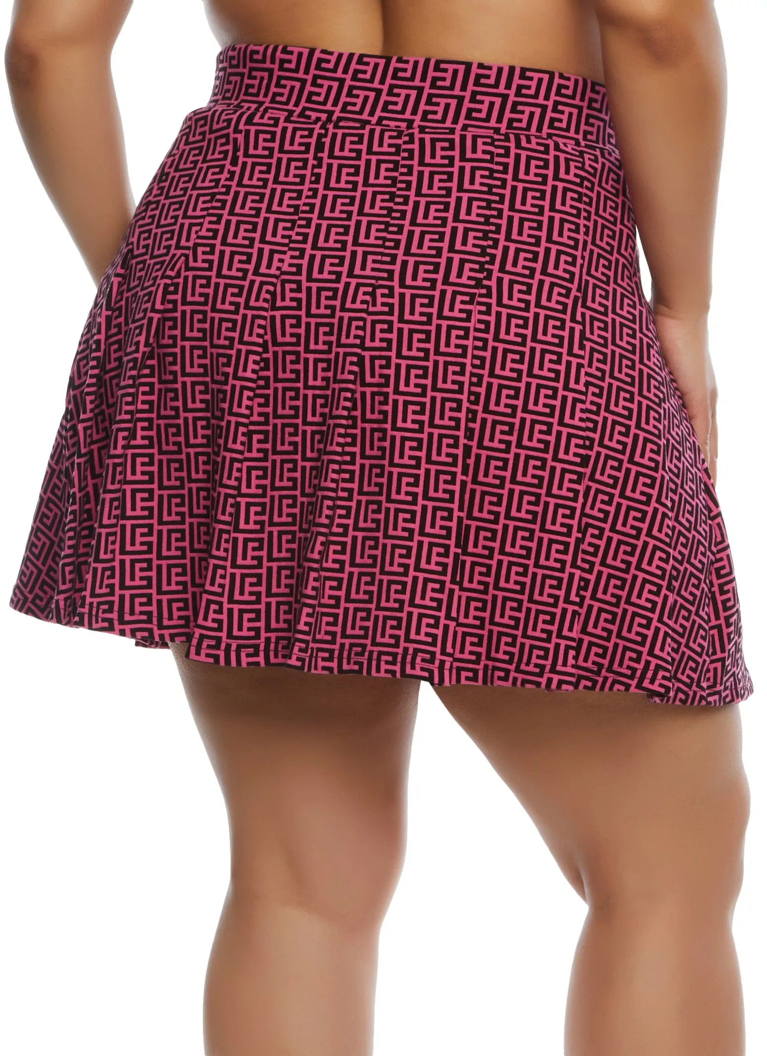 Plus Size Greek Key Pleated Skirt sold by Rainbow product image thumbnail 3