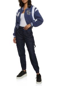 Almost Famous Denim Cargo Pocket Joggers sold by Rainbow