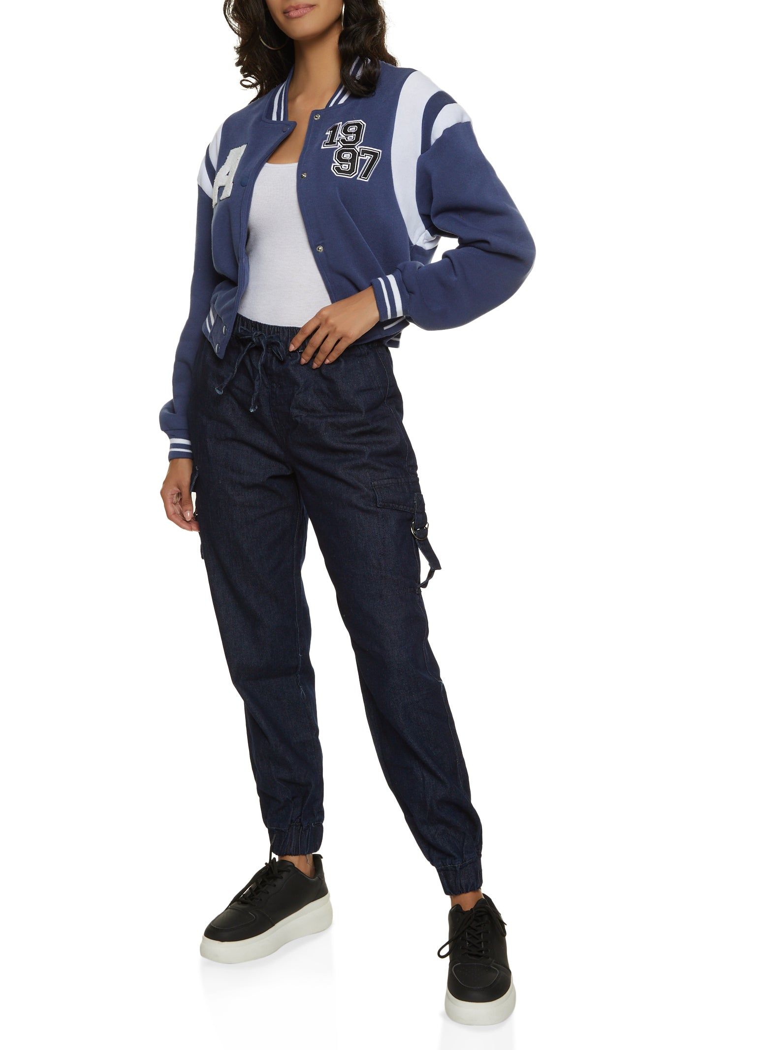 Almost Famous Denim Cargo Pocket Joggers sold by Rainbow product image thumbnail 2