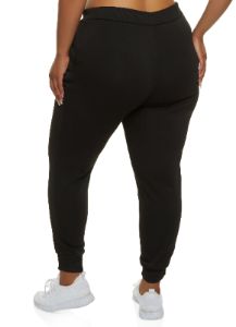 Plus Size Fleece Joggers sold by Rainbow