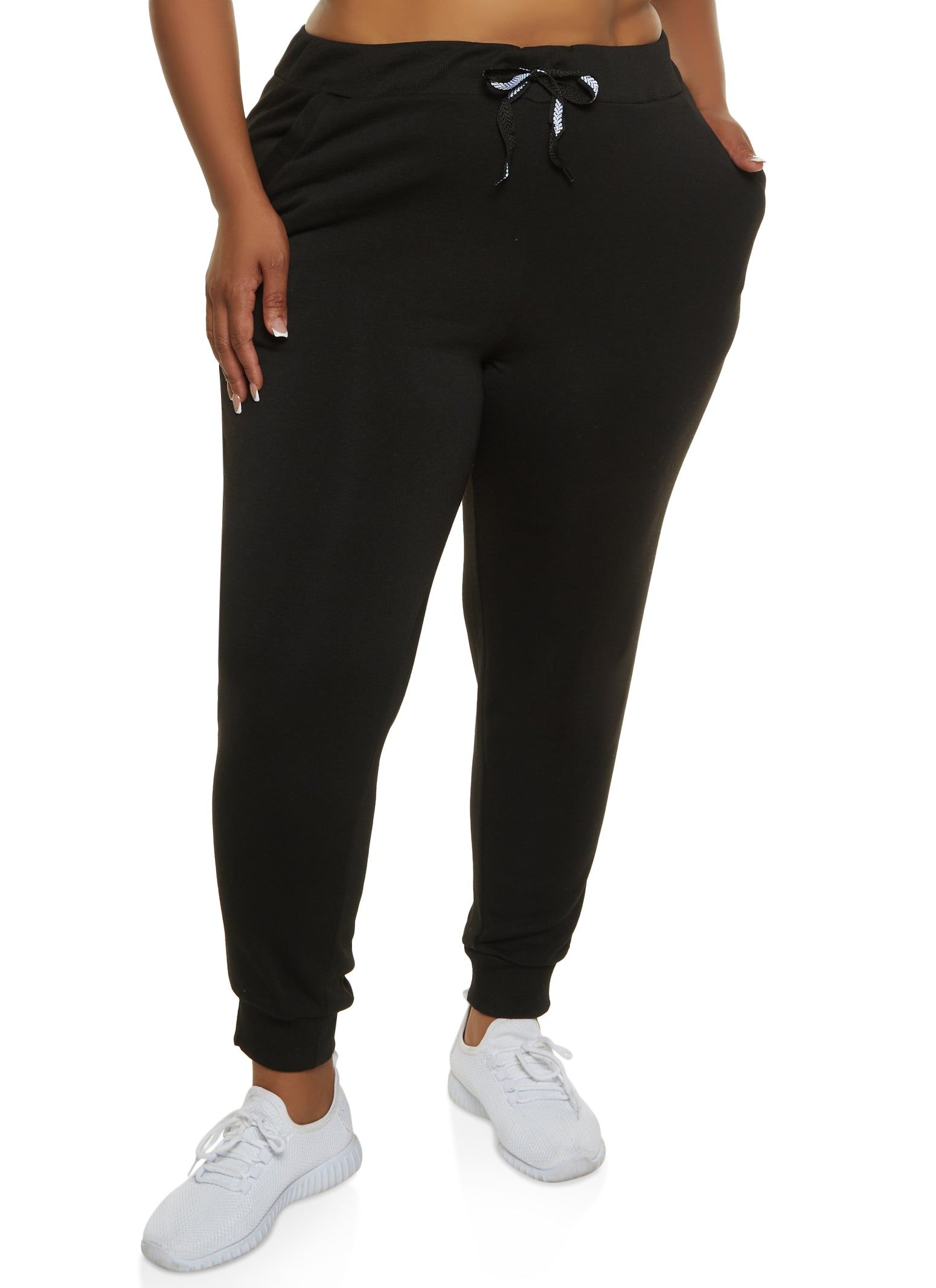 Plus Size Fleece Joggers sold by Rainbow