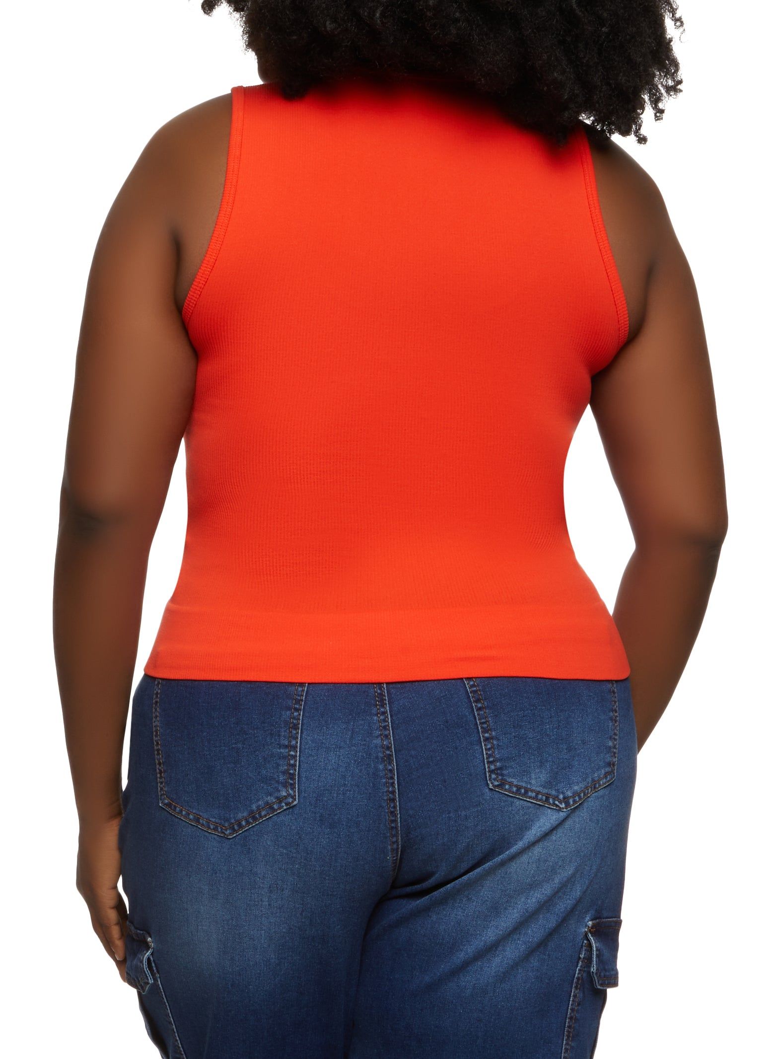 Plus Size Basic Seamless Tank Top sold by Rainbow product image thumbnail 2