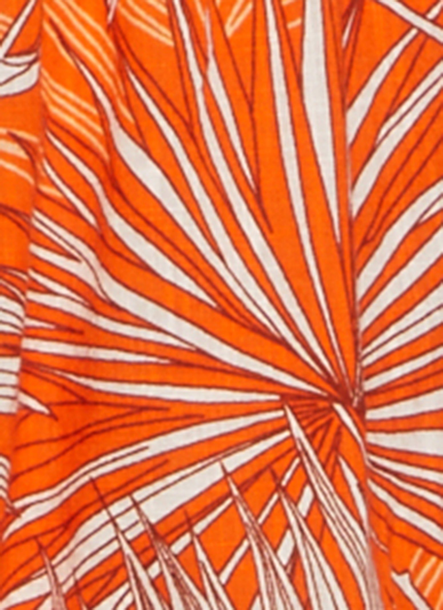 Plus Size Palm Print Smocked Sundress sold by Rainbow product image thumbnail 4