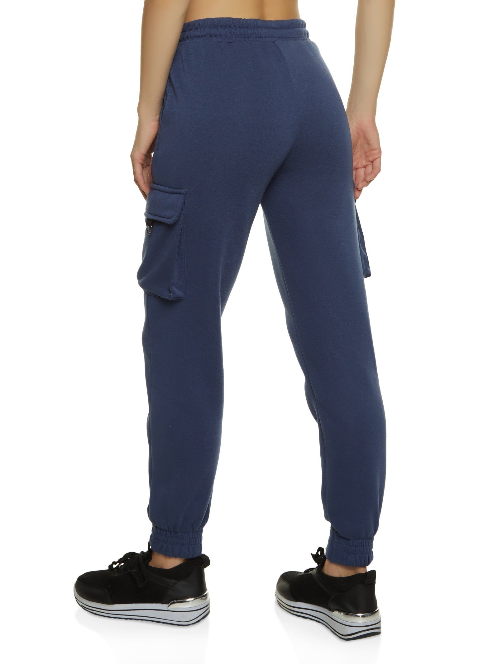 Fleece Cargo Pocket Drawstring Joggers sold by Rainbow product image thumbnail 2