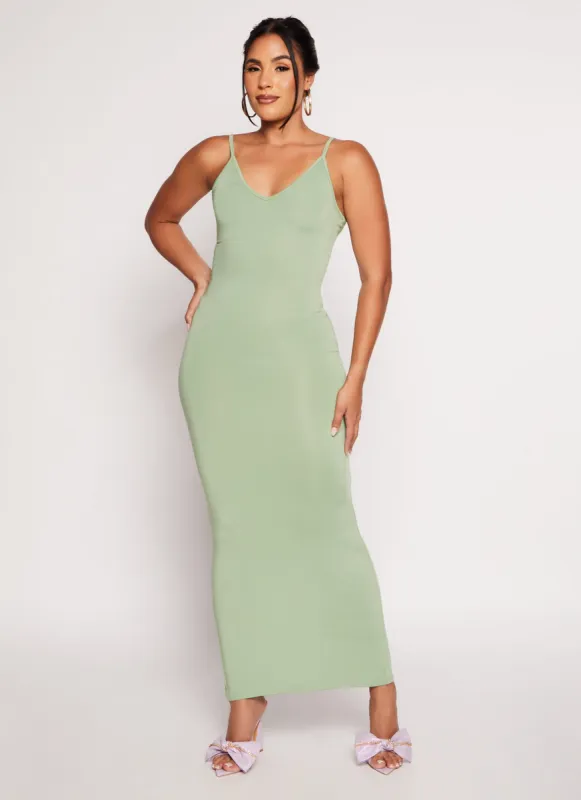 Daisy V Neck Bodycon Maxi Dress sold by Rainbow