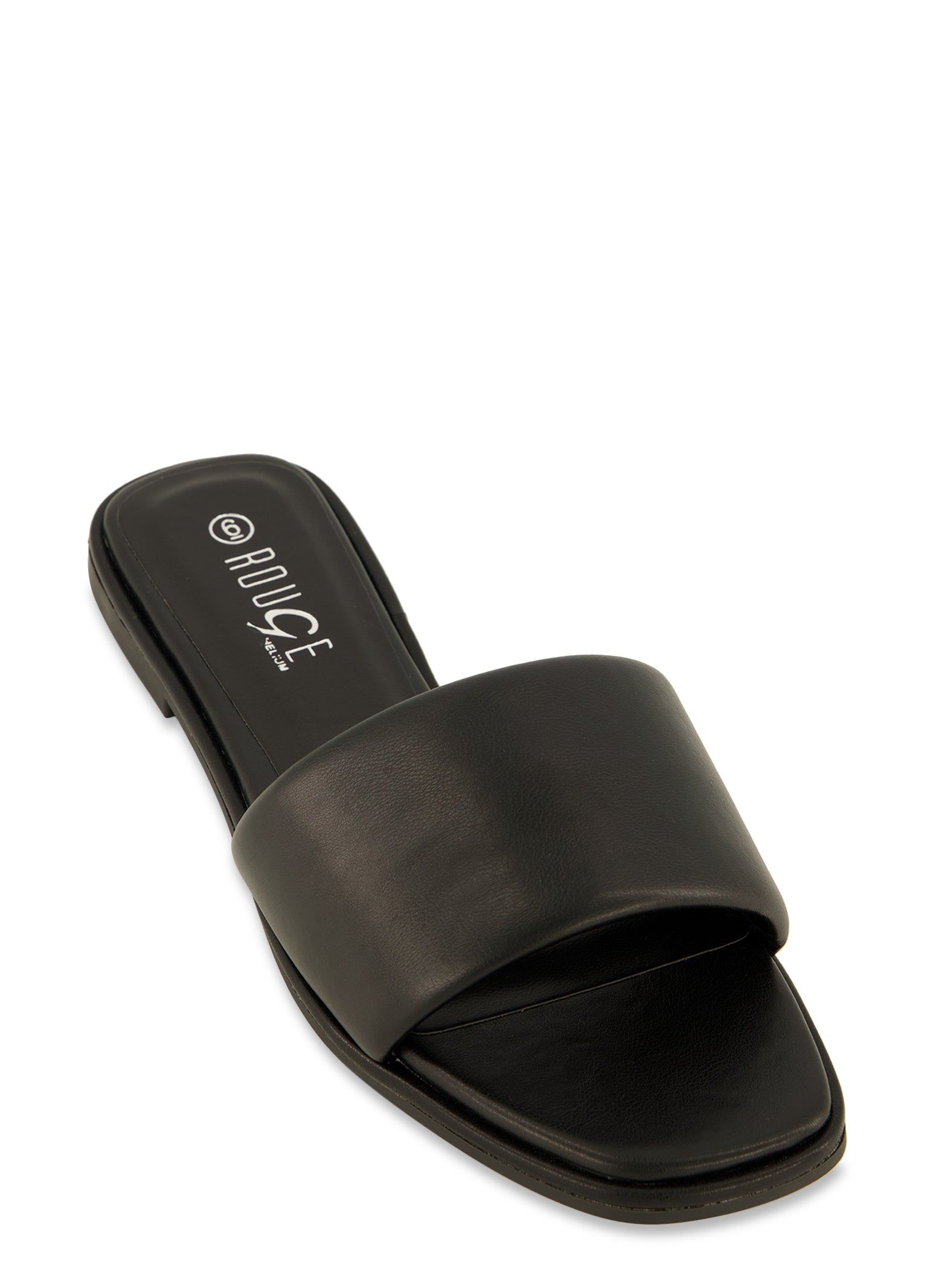 Single Band Square Toe Slide Sandals sold by Rainbow