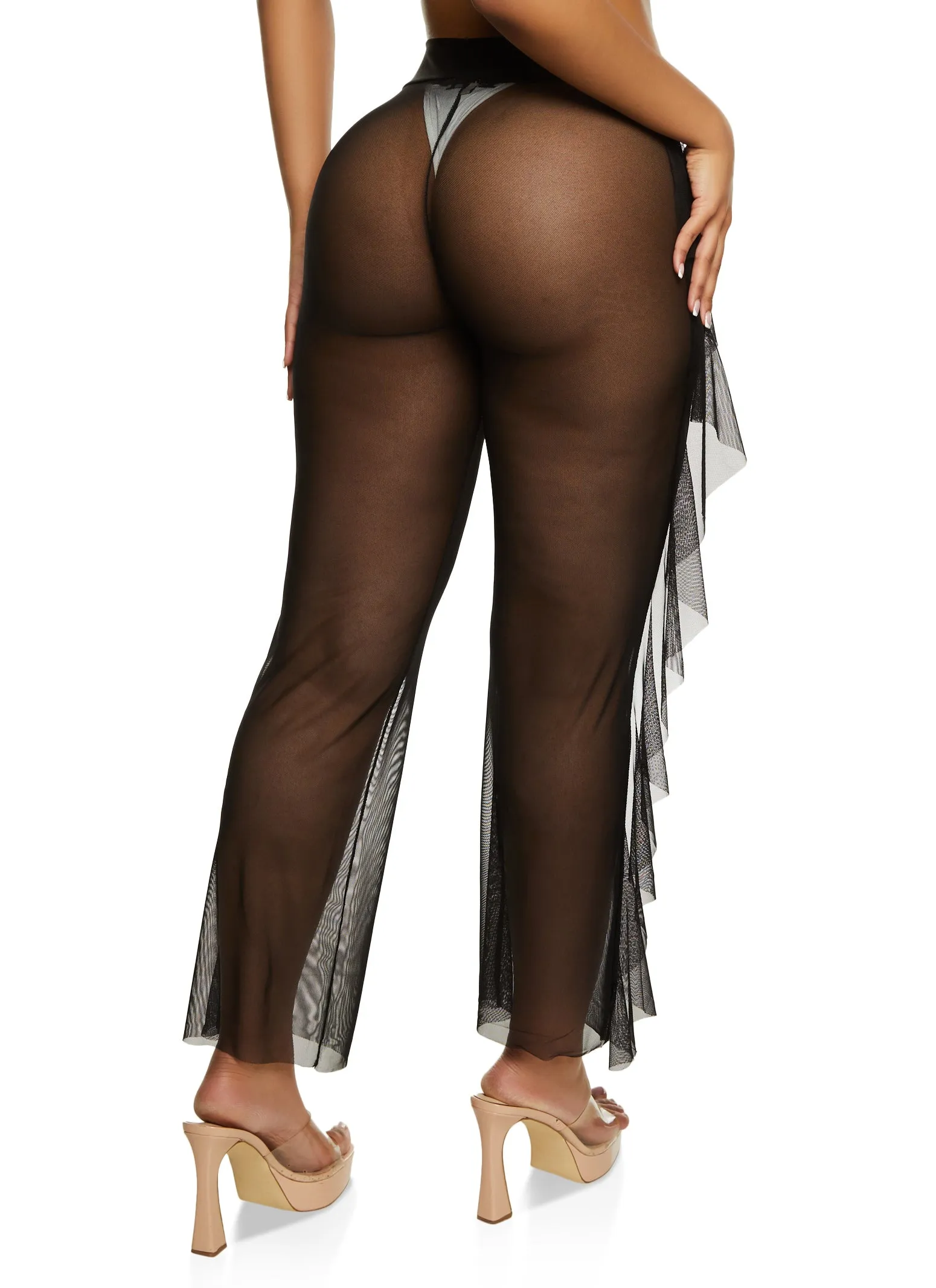 Sheer Mesh Cover Up Pants sold by Rainbow product image thumbnail 3