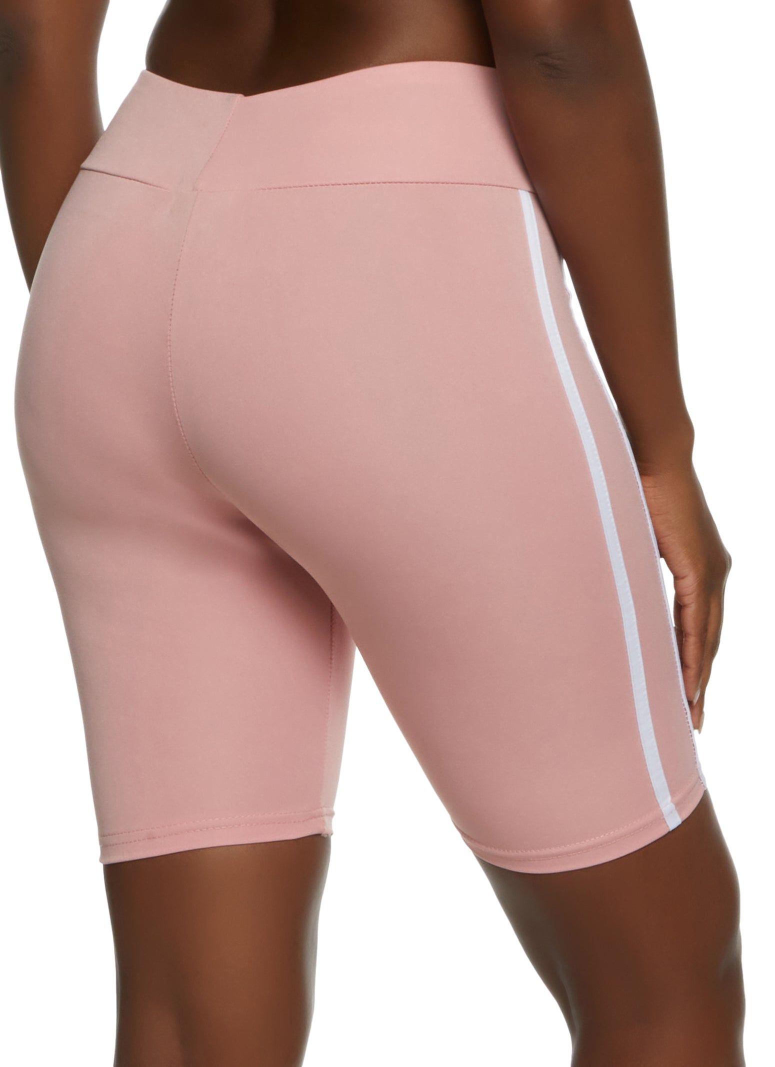 Varsity Stripe Biker Shorts sold by Rainbow product image thumbnail 2