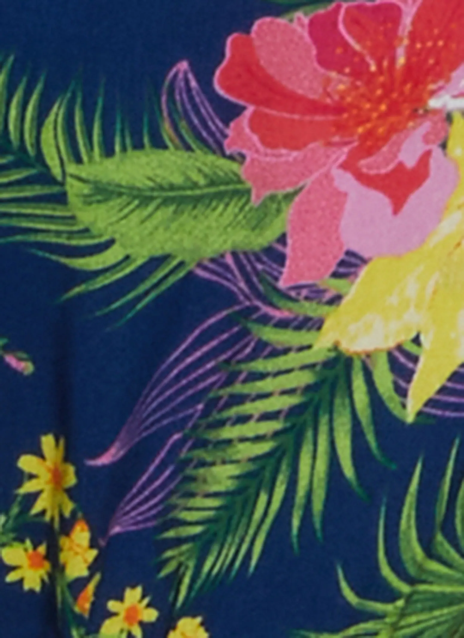 Tropical Print Strapless Romper sold by Rainbow product image thumbnail 4