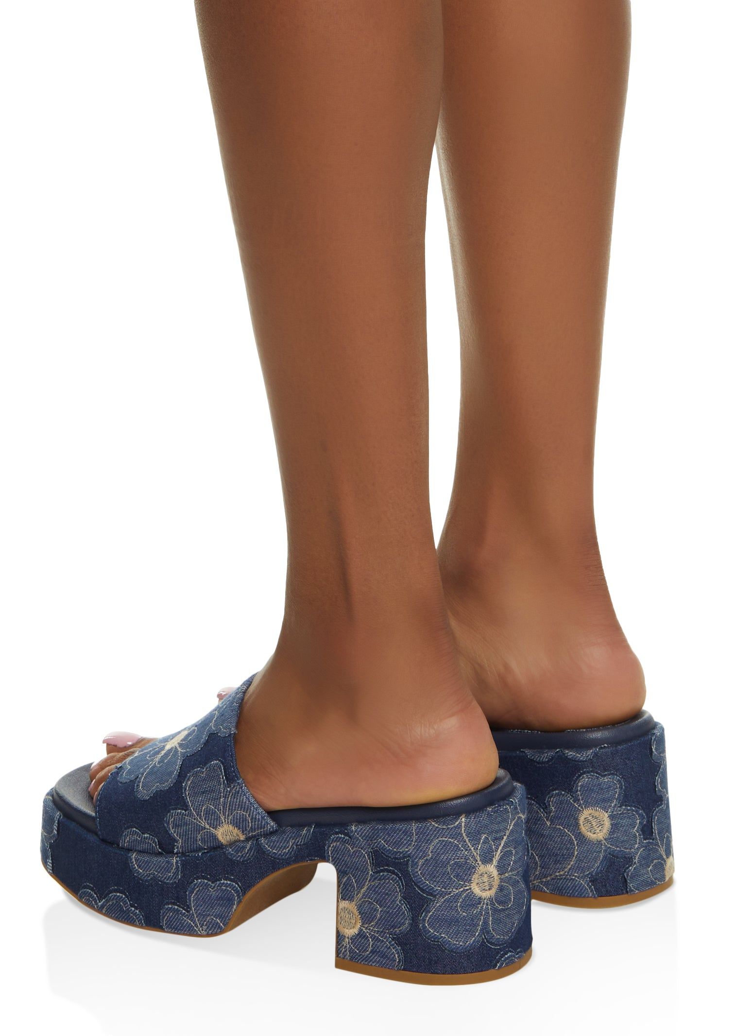 Chunky Heel Platform Mule Sandals sold by Rainbow product image thumbnail 3