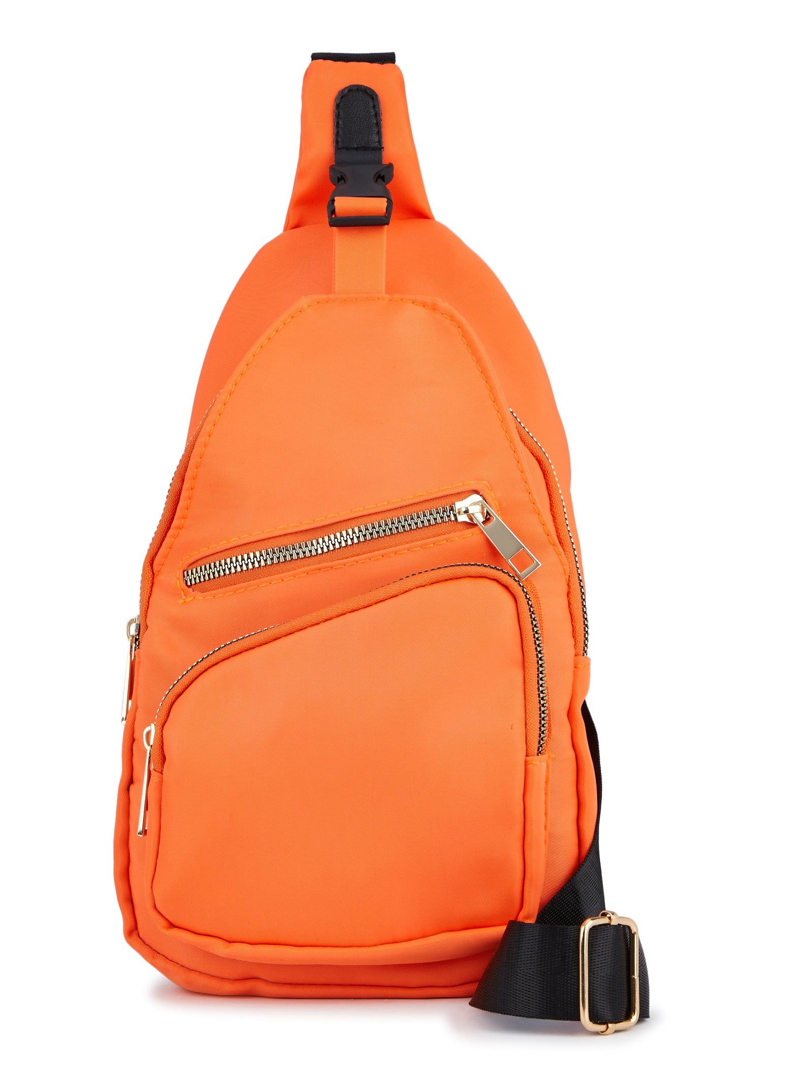 Nylon Zipper Pocket Sling Backpack sold by Rainbow product image thumbnail 2