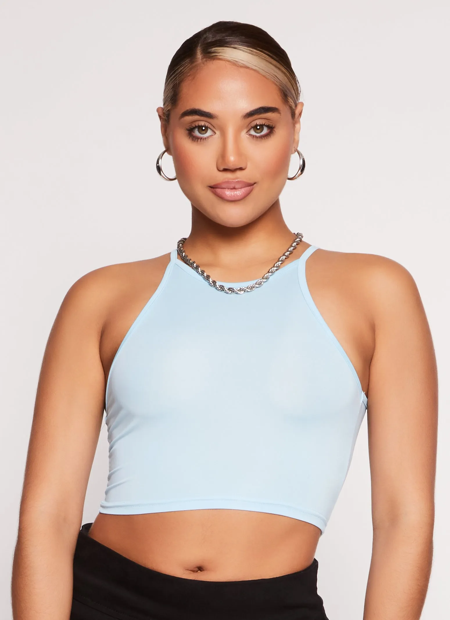 Daisy High Neck Cropped Cami sold by Rainbow